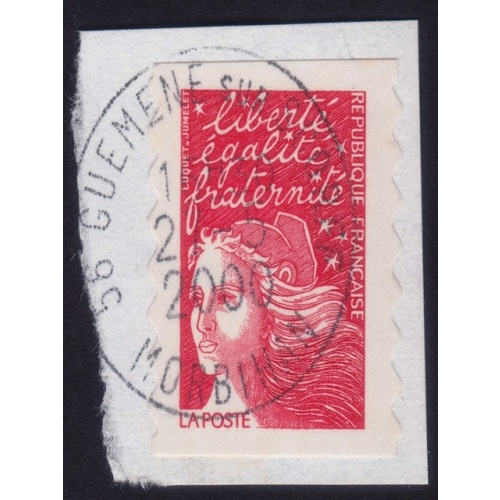 FRANCE Marianne(1997) NVI Sc#2604 USED on Piece @E640