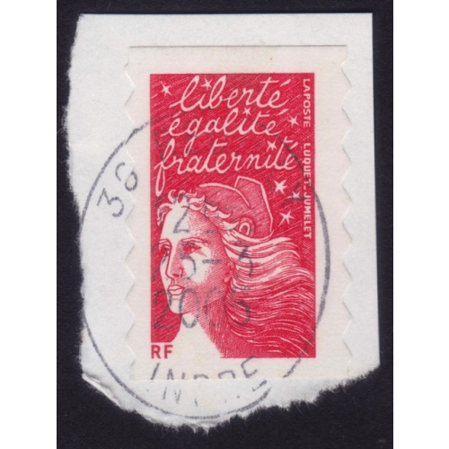 FRANCE Marianne(1997) NVI Sc#2835A USED on Piece @E732