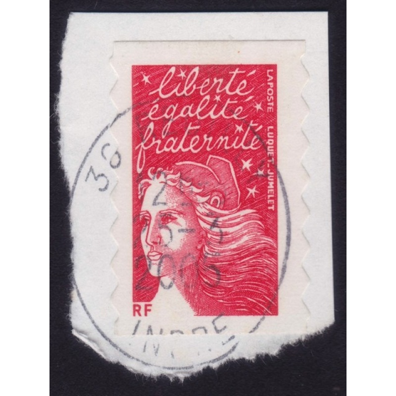 FRANCE Marianne(1997) NVI Sc#2835A USED on Piece @E732