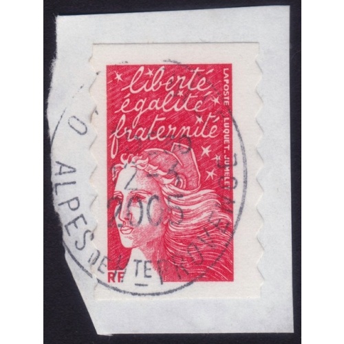 FRANCE Marianne(1997) NVI Sc#2835A USED on Piece @E757