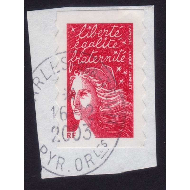 FRANCE Marianne(1997) NVI Sc#2835A USED on Piece @E767