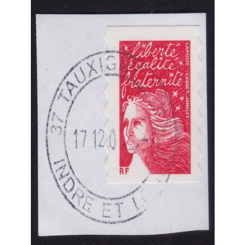 FRANCE Marianne(1997) NVI Sc#2835A USED on Piece @E796