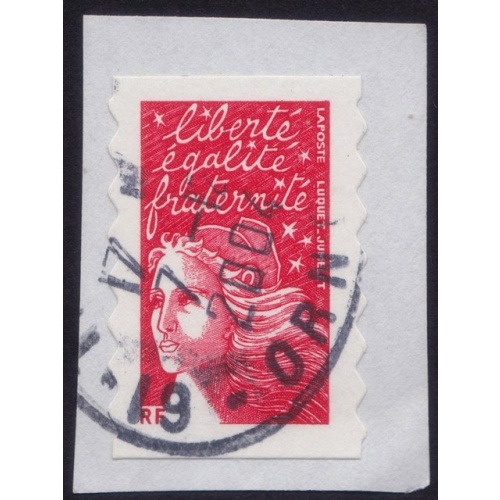 FRANCE Marianne(1997) NVI Sc#2835A USED on Piece @E870
