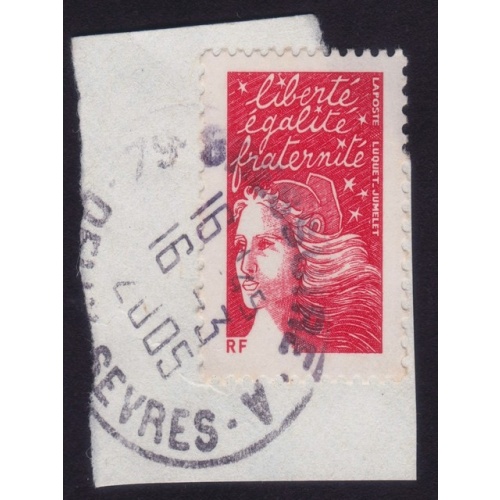 FRANCE Marianne(1997) NVI Sc#2835 USED on Piece @E895