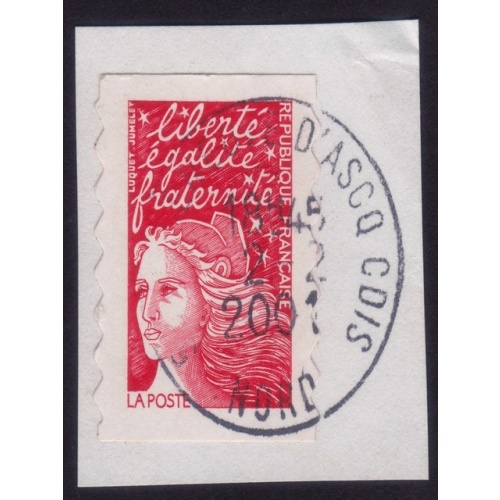 FRANCE Marianne(1997) NVI Sc#2604 USED on Piece @E927