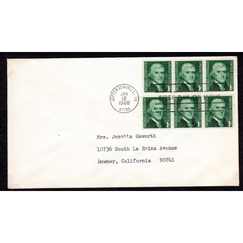 FDC, First Day of issue Cover. Scott # 1299. no cachet