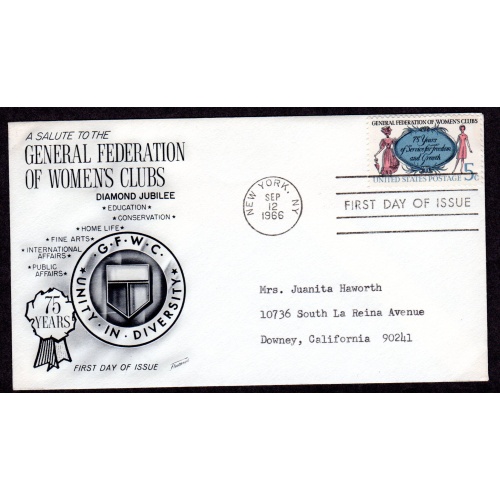 FDC, First Day of issue Cover. Scott # 1316. Fleetwood cachet