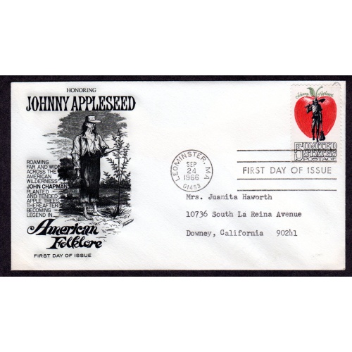 FDC, First Day of issue Cover. Scott # 1317. Fleetwood cachet