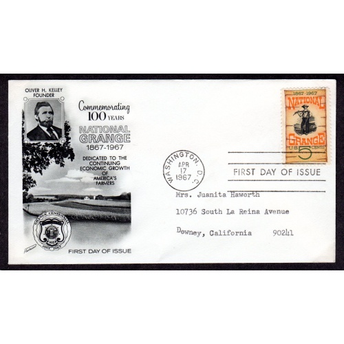 FDC, First Day of issue Cover. Scott # 1323. Fleetwood cachet