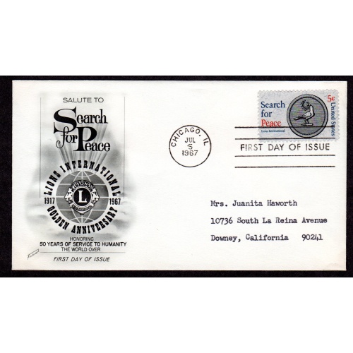 FDC, First Day of issue Cover. Scott # 1326. Fleetwood cachet