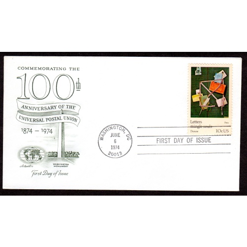 Scott # 1532. FDC (First Day of issue Cover), Artmaster. Lot 220336