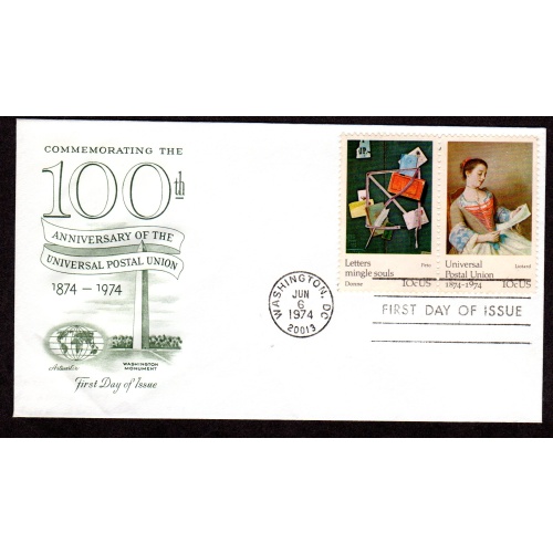 Scott # 1532-33. FDC (First Day of issue Cover), Artmaster. Lot 220336