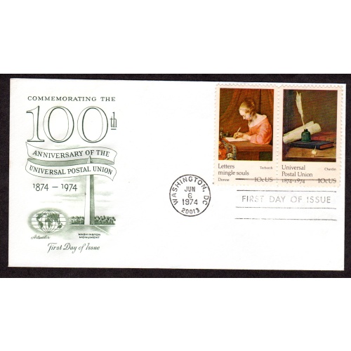 Scott # 1534-35. FDC (First Day of issue Cover), Artmaster. Lot 220336