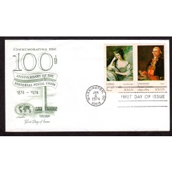 Scott # 1536-37. FDC (First Day of issue Cover), Artmaster. Lot 220336