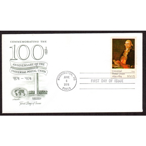 Scott # 1537. FDC (First Day of issue Cover), Artmaster. Lot 220336