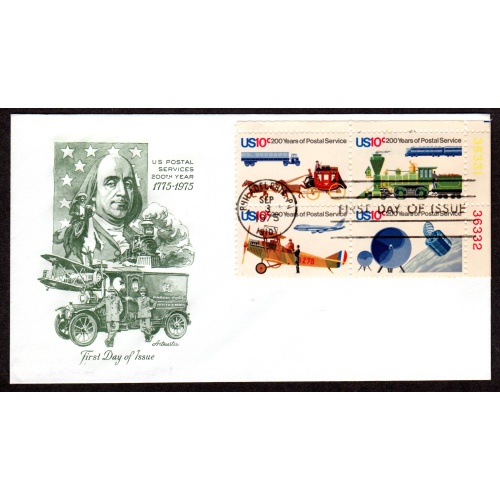 Scott # 1575a. FDC (First Day of issue Cover), Artmaster. Lot 220336 -01