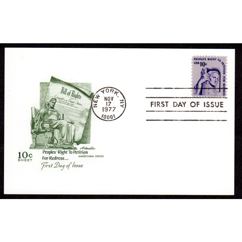 Scott # 1592. FDC (First Day of issue Cover), Artmaster. Lot 220336 -01