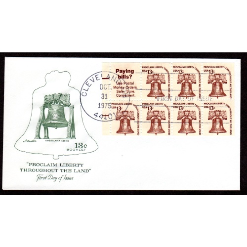 Scott # 1595b. FDC (First Day of issue Cover), Artmaster. Lot 220336 -01