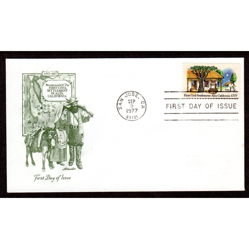 Scott # 1725. FDC (First Day of issue Cover), Artmaster. Lot 220319