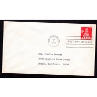 Airmail, FDC, First Day of issue Cover. Scott # C73. no cachet