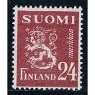 Finland 274 Unused Lion 1948 CV 2.00 (F0082)+