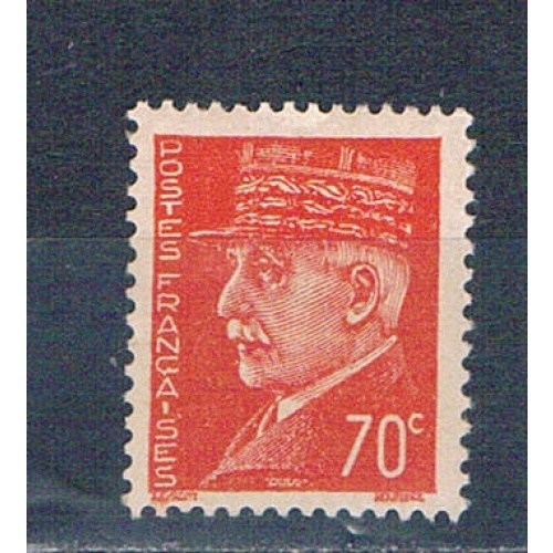 France 434 Unused Marshal Petain 1941  (F0184)+