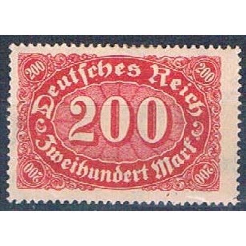 Germany 157 Unused Numeral 200 2 1922 (G0649)+