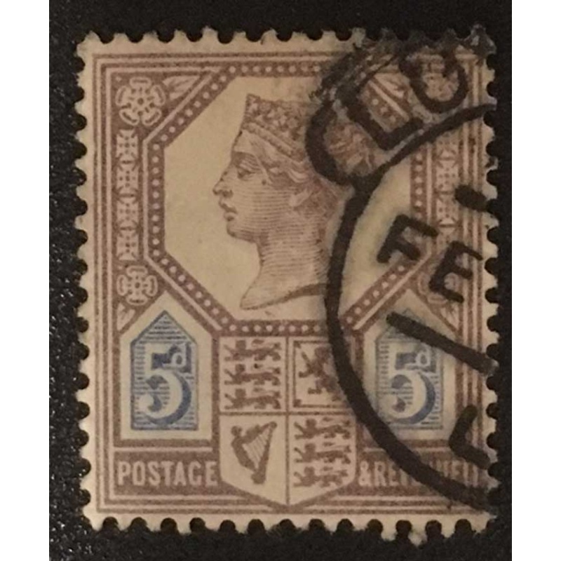 Great Britain  Scott118  used  5d  Victoria  VF