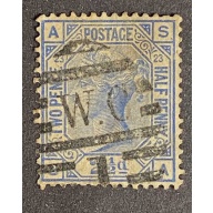 Great Britain, Sc #82, Queen Victoria, 1881, Plate 23, VF