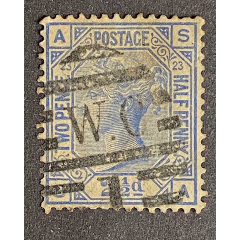 Great Britain, Sc #82, Queen Victoria, 1881, Plate 23, VF