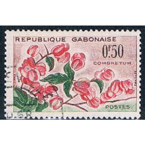 Gabon 154 Used Flower Combretum ll 1961 (G0289)+