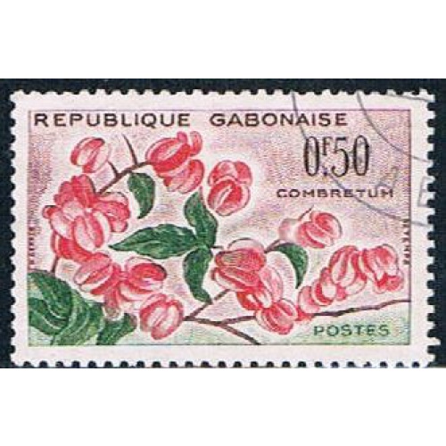 Gabon 154 Used Flower Combretum ur 1961 (G0290)+
