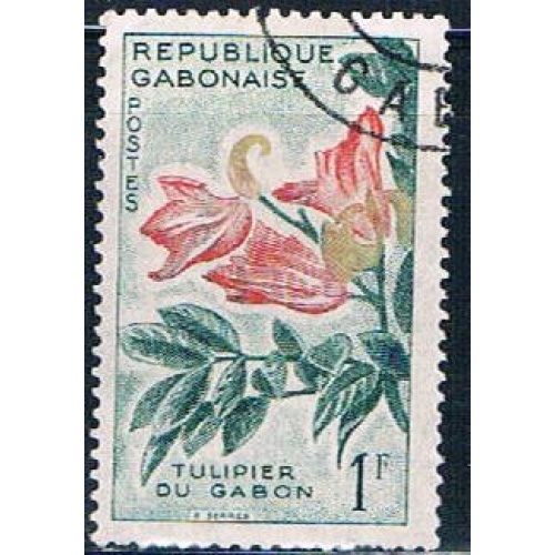 Gabon 155 Used Tulip tree ur 1961 (G0295)+