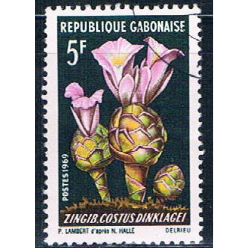 Gabon 246 Used African plant ur 1969 (G0322)+