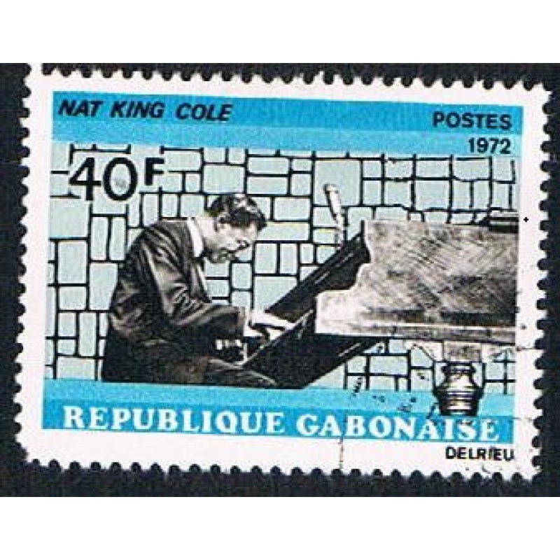 Gabon 295 Used Nat King Cole CV 1.60 (BP669)