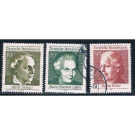 Germany 1007a-c Used set Womens Sufferage (GI0395P96)+