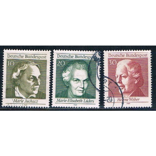 Germany 1007a-c Used set Womens Sufferage (GI0395P96)+