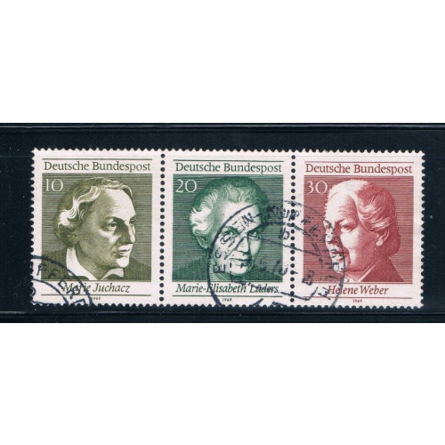 Germany 1007a-c Used setens Womens Sufferage (GI0396P96)