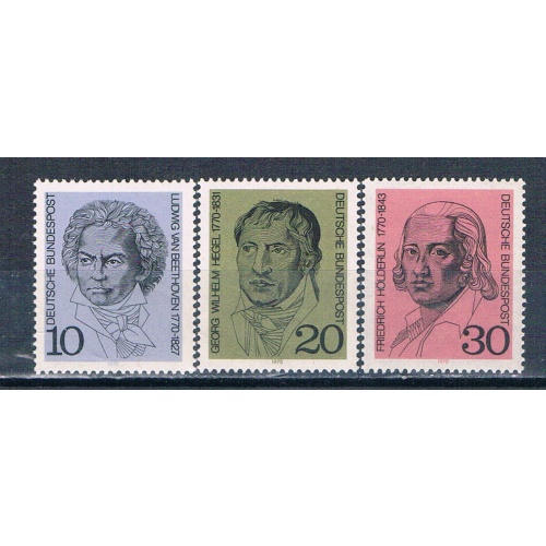 Germany 1014-16 Unused set Portraits 1970 CV 1.65 (G0727)