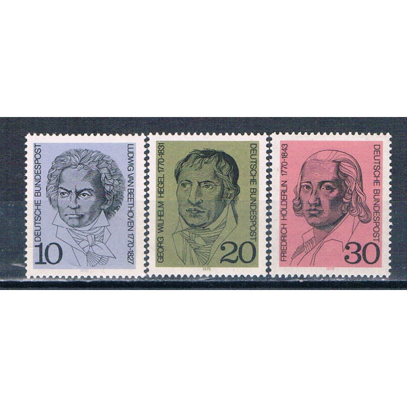 Germany 1014-16 Unused set Portraits 1970 CV 1.65 (G0727)