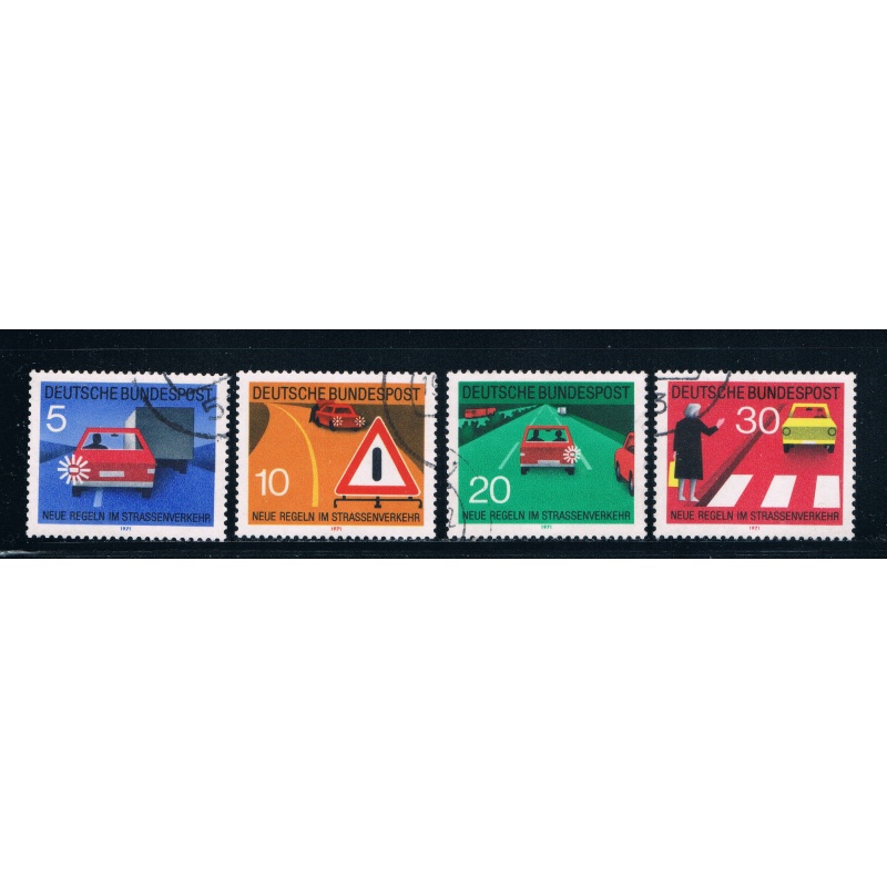 Germany 1059-62 Used set New Traffic rules (GI0289P69)+