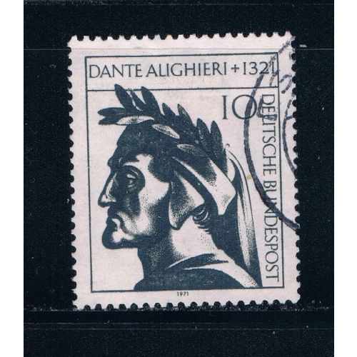 Germany 1073 Used Dante Alighieri (GI0276P64)+