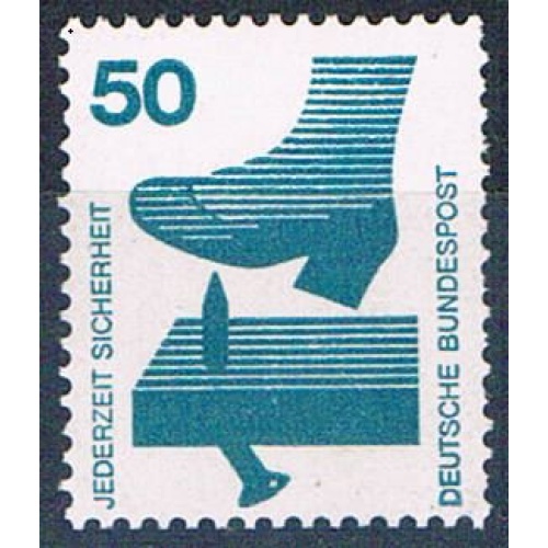Germany 1080 MLH Nail board 1971 CV 2.00 (HV0085)