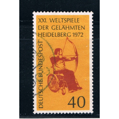Germany 1092 Used Archer in wheelchair (GI0261P56)+