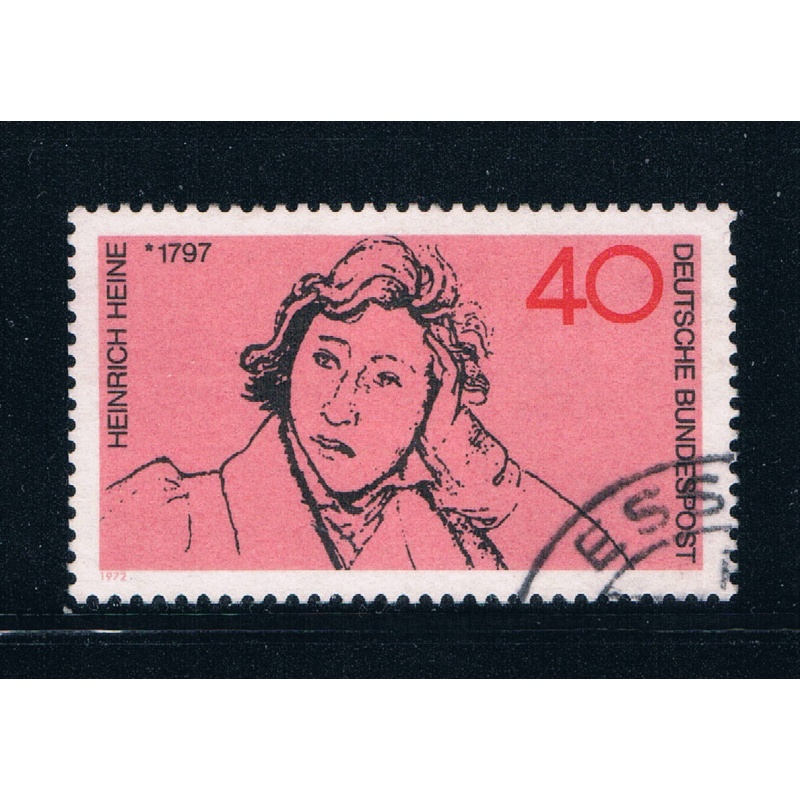 Germany 1098 Used Heinrich Heine (GI0247P50)+