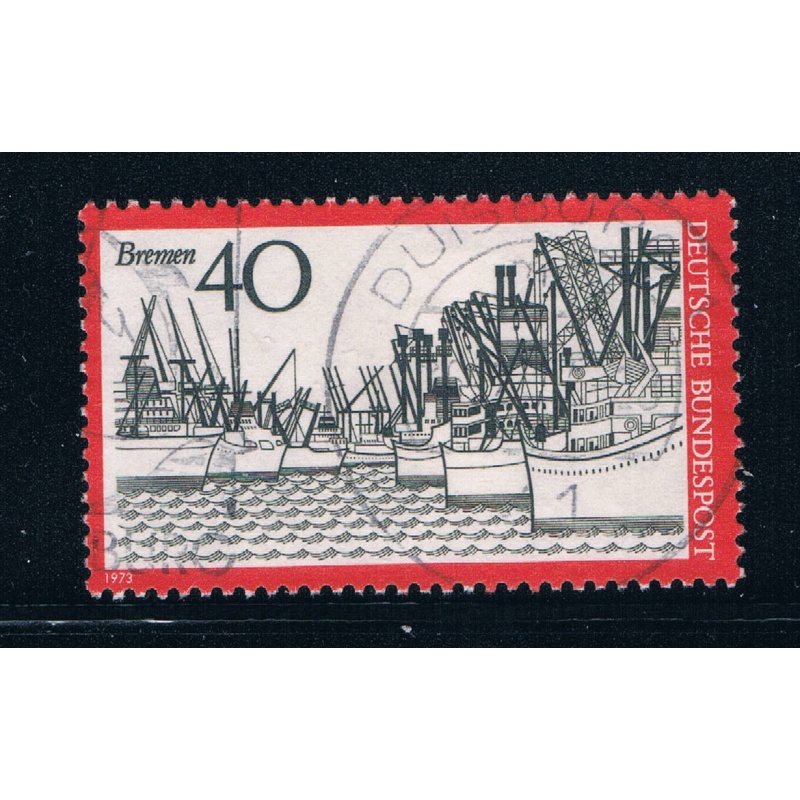 Germany 1107 Used Ship Hamburg Harbor (GI0216P34)+