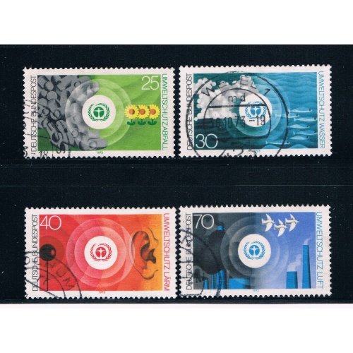 Germany 1119-22 Used set Environment emblem (GI0227P39)+