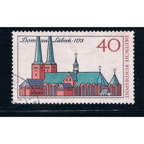 Germany 1125 Used Lubeck Cathedral (GI0224P38)+