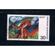 Germany 1135 Used Deer in Red painting (GI0209P29)+