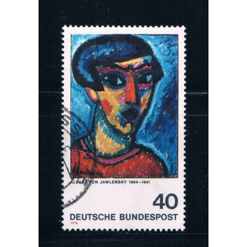 Germany 1137 Used Portrait in Blue (GI0210P29)+